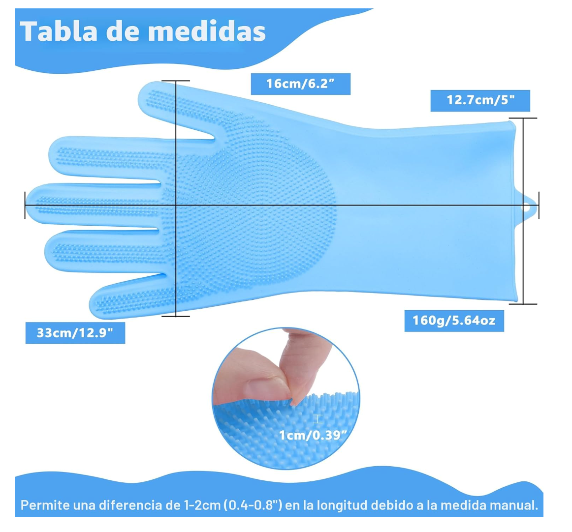 Guantes de silicona
