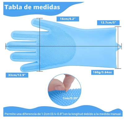 Guantes de silicona